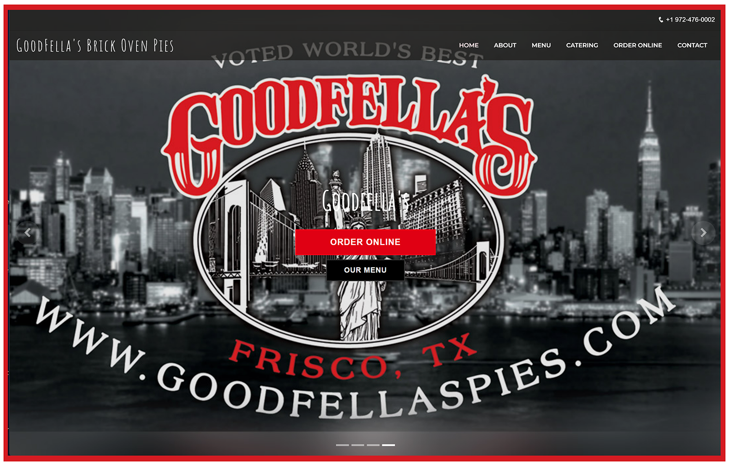 Goodfellas Brick OIven Pies